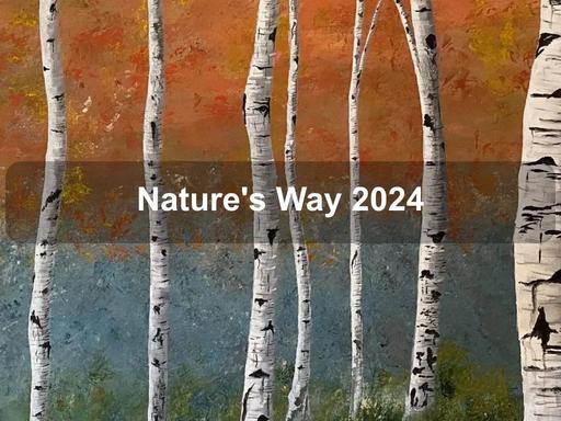 Featuring new work by Liz Hanna, Catherine Ellerton, and Janine GouldNature's Way will explore the participating artists' solostagia and will act as a witness to the current anthropogenic environmental degradation