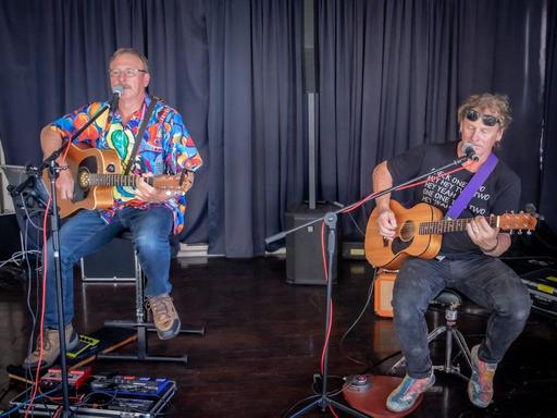 Local acoustic duo 2 Guys With Guitars are back at the brewery with their geetars, a mandolin, harmonica, stomp box & cr...