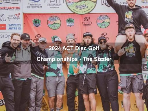 The Sizzler is back for 2024! Disc Golf is played with similar rules to traditional golf with the object being to get a flying disc into an elevated metal basket in as few throws as possible