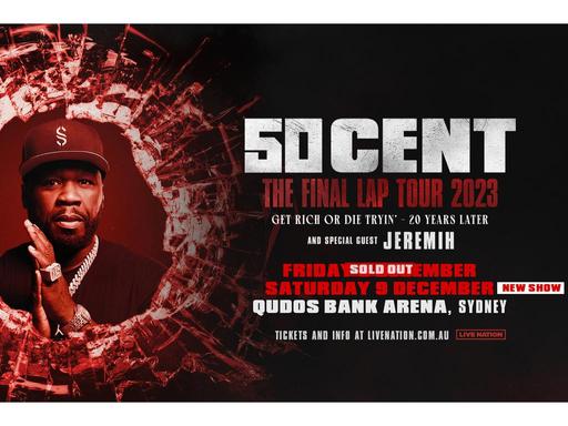 Curtis "50 Cent" Jackson will embark on a global tour in celebration of the 20th Anniversary of his game-changing debut album, Get Rich or Die Tryin'.