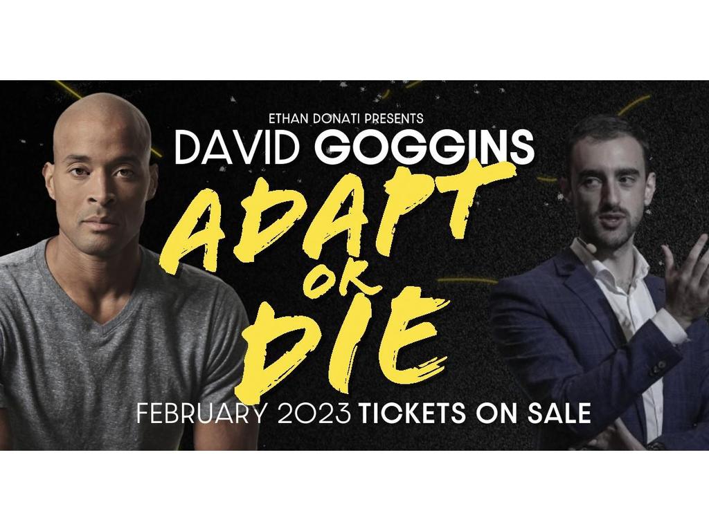 Adapt Or Die With David Goggins 2023 | What's on in Darling Harbour