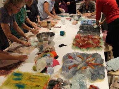 Led by experienced local and national visual artists, RAG's extensive workshop program for adults of