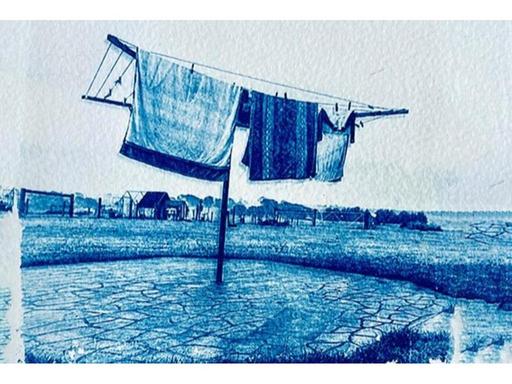 This project began with a single image: an old suburban backyard clothesline Aldona Kmiec encountered after migrating to... This project began with a single image: an old suburban backyard clothesline Aldona Kmiec encountered after migrating to...