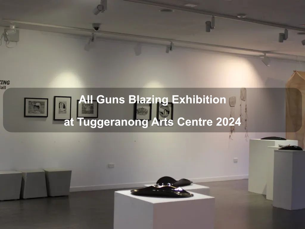 All Guns Blazing Exhibition at Tuggeranong Arts Centre 2024 | What's on in Greenway