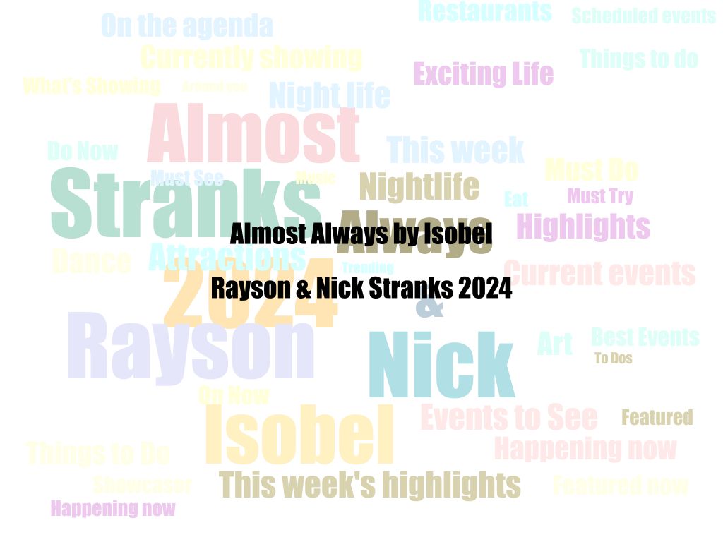 Almost Always by Isobel Rayson & Nick Stranks 2024 | What's on in Belconnen