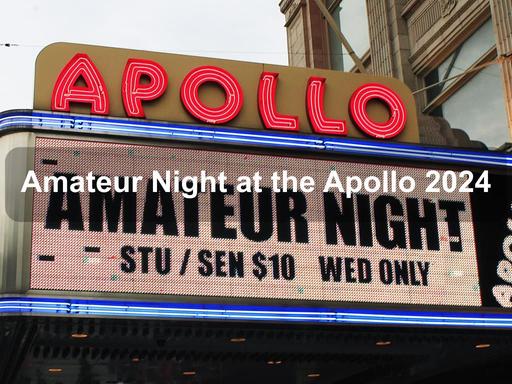 Amateur Night features artists from all backgrounds looking to win over the capricious Apollo crowd each Wednesday night.