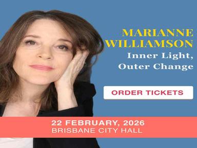 Bestselling author, spiritual teacher, and social activist Marianne Williamson is coming to Australia and New Zealand