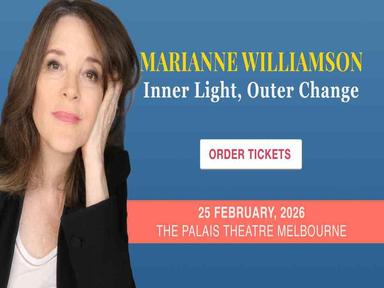 Bestselling author, spiritual teacher, and social activist Marianne Williamson is coming to Australia and New Zealand
