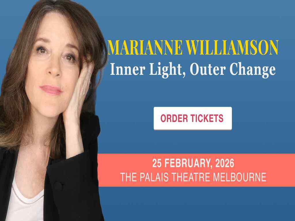 An Evening with Marianne Williamson Inner Light, Outer Change 2025 Melbourne | What's on in Melbourne