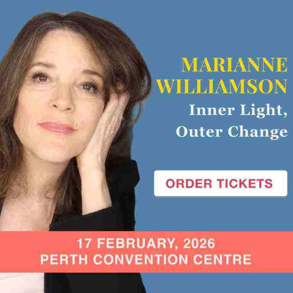 An Evening with Marianne Williamson Inner Light, Outer Change 2025 Perth | What's on in Perth