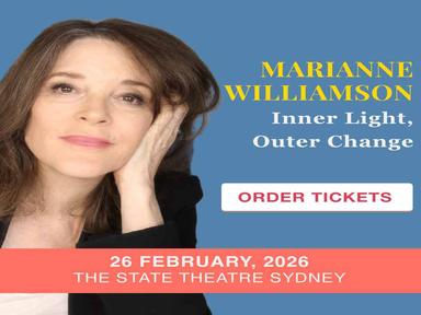 Bestselling author, spiritual teacher, and social activist Marianne Williamson is coming to Australia and New Zealand