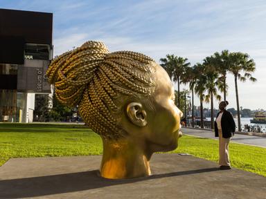 Thomas J Price has created a monumental new public sculpture in Circular Quay for the inaugural Neil Balnaves Tallawolad...