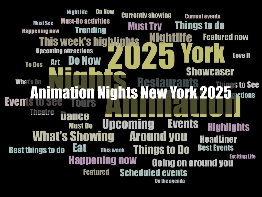 Animation Nights New York 2025 | What's on in New York NY Animation Nights New York 2025 | What's on in New York NY