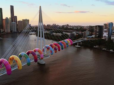 The city becomes a stage as Craig & Karl transform Brisbane’s walking bridges with major immersive art installations across the Neville Bonner Bridge, the Goodwill... The city becomes a stage as Craig & Karl transform Brisbane’s walking bridges with major immersive art installations across the Neville Bonner Bridge, the Goodwill...