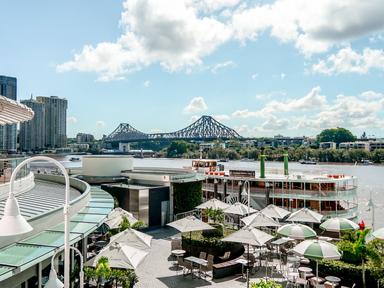 A visit to Eagle Street Pier will see you transported to a moment in Capri with an Aperol Spritz pop-up bar arriving 10 ...