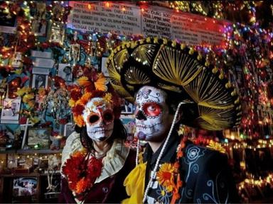 Arriba! is a free Mexican-themed event in the heart of the city, featuring a Day of the Dead costume competition and parade.
