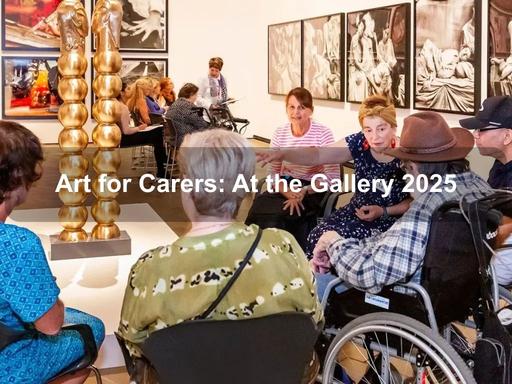 Meet carers from across the region for an hour of art appreciation or a creative workshop