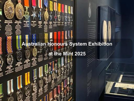 Reflection: 50 Years of the Australian Honours System is now on at the Royal Australian Mint Reflection: 50 Years of the Australian Honours System is now on at the Royal Australian Mint