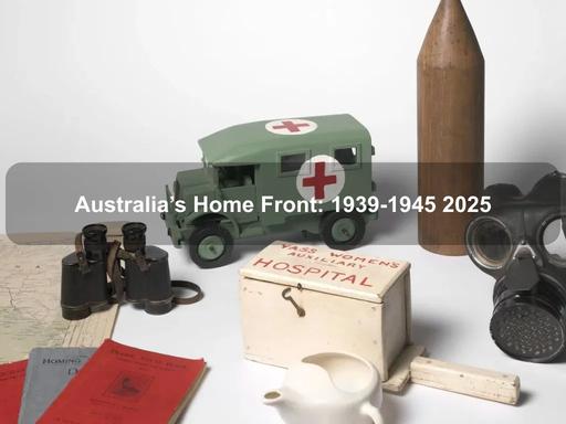 Australia's Home Front: 1939-1945 explores the vital role everyday Australians played during World War II on the home front Australia's Home Front: 1939-1945 explores the vital role everyday Australians played during World War II on the home front