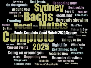 Bach Akademie Australia opens its stellar 2026 program with J.S. Bach's Complete Vocal Motets, a colossal, five-city tour in collaboration with Australia's premier vocal ensemble, The Song Company and guest artist, renowned Dutch singer Iris Korfker,