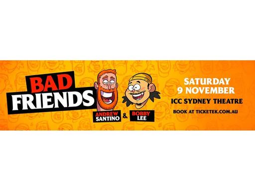 Comedians Andrew Santino and Bobby Lee, widely known for their successful podcast 'Bad Friends,' are embarking on an exc...