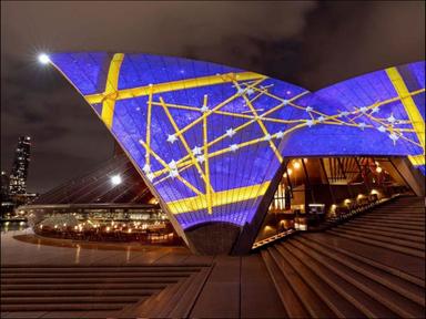 Badu Gili - meaning ‘water light’ in the language of the traditional owners of Bennelong Point, the Gadigal - is a free daily experience that explores First Nations stories in a spectacular six-minute projection on the Opera House’s eastern Bennelong