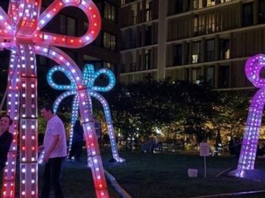 Walkthrough- take photos and listen to the harmony of the Barangaroo Bells as they light up the Waterfront and Watermans...