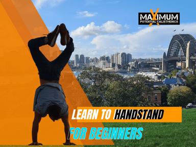 Learn to handstand at our September Workshop.