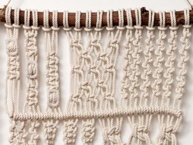 Join Sydney artist and weaver Ruth Shteinman to discover the basics of macrame, a decorative craft with a history - from...