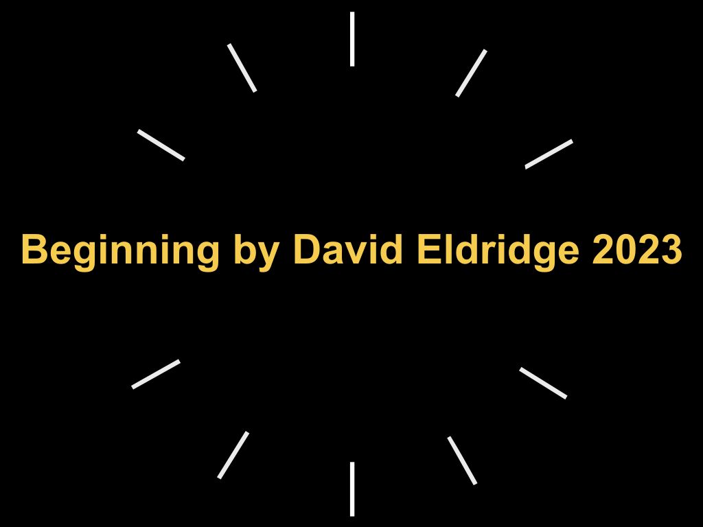 Beginning by David Eldridge 2023 | Milton