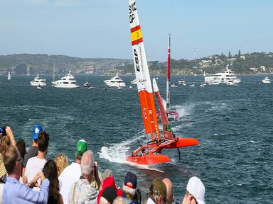 Enjoy the thrill of sailing and the beauty of Sydney Harbour aboard official SailGP spectator boats