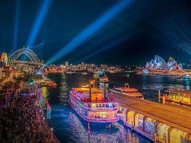 Get ready to be swept away by the festival of lights, food, music & ideas-Vivid Sydney! Step aboard our magnificent Vivid Sydney cruise.