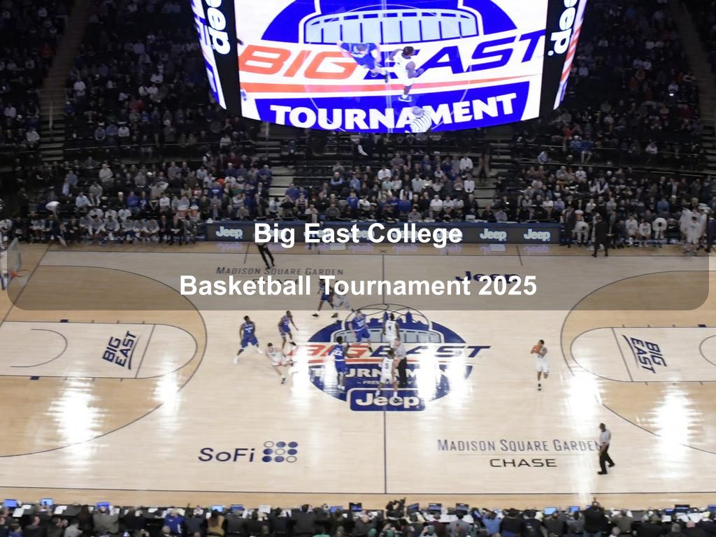 Big East College Basketball Tournament 2025 | What's on in Manhattan NY