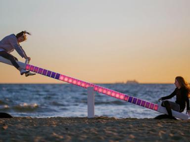 A simple ride on a seesaw made of light can take you into the realm of science and play.