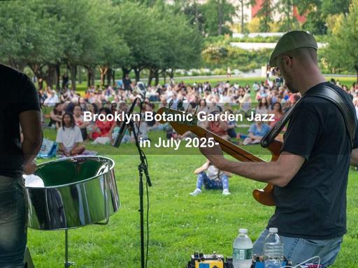Jazz fills the garden on Thursdays in July. Jazz fills the garden on Thursdays in July.