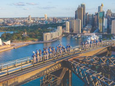 Scale to the Summit of the Sydney Harbour Bridge and discover fresh perspectives on the city below with an Indigenous St...