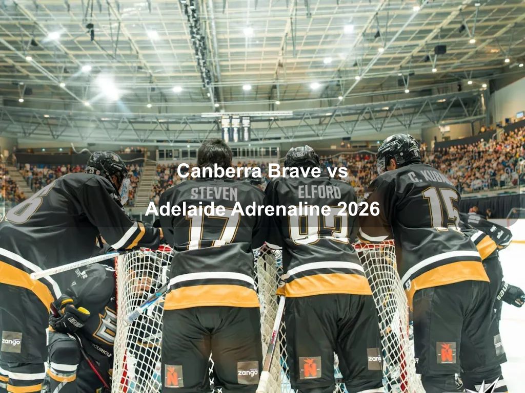 Canberra Brave vs Adelaide Adrenaline 2026 | What's on in Bruce