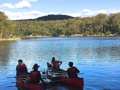 Paddle the  waters on Lake Burley Griffin as you sip champagne in our custom-built canoes. Add in delicious local canape...