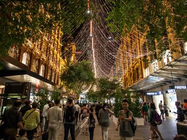 Discover a Christmas wonderland right in the heart of Sydney as you stroll along Pitt Street Mall underneath a canopy of...