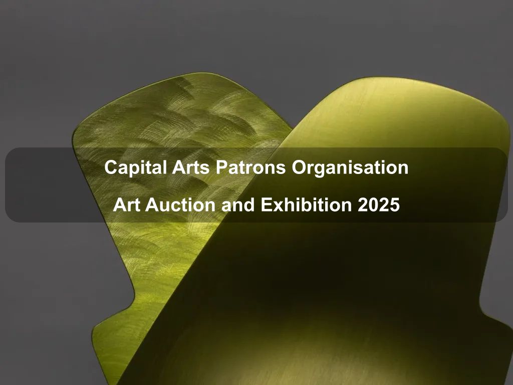Capital Arts Patrons Organisation Art Auction and Exhibition 2025 | What's on in Belconnen Capital Arts Patrons Organisation Art Auction and Exhibition 2025 | What's on in Belconnen