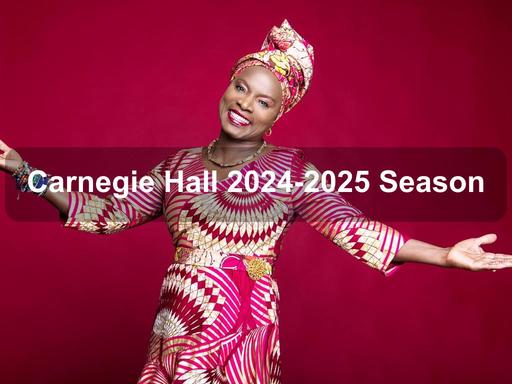 Carnegie Hall is home to more than 150 concerts throughout the 2024-2025 season.