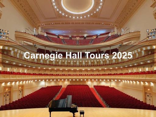 Get a 60-minute overview of Carnegie's long history in this concert hall tour.