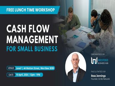 Learn practical tools to track, forecast, and improve your cash flow in this hands-on workshop.