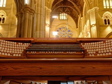 An hour of music by Bach, Elgar and more.Music for a grand cathedral space, played by St Mary's Cathedral Organist Simon...