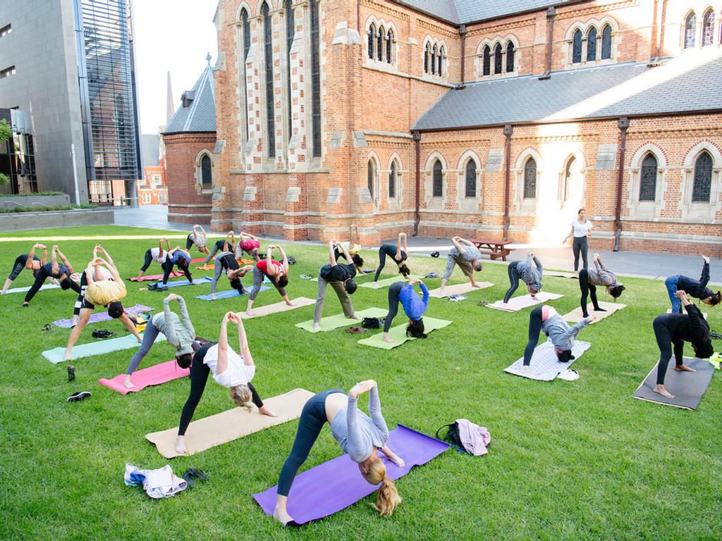 Cathedral Square Wellness Series - Free Pilates 2021 | Perth