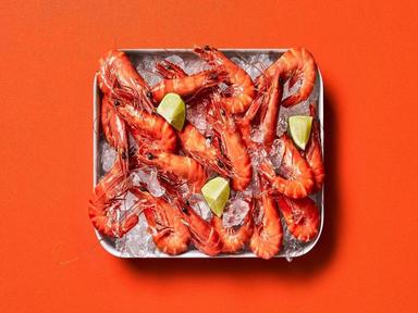 See how many prawns you can peel in one minute for a Guinness World Record!