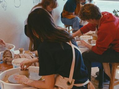 Sink your hands into soft- hand building clay and learn how to make ceramics with Glost Studios in their cosy and leafy ...