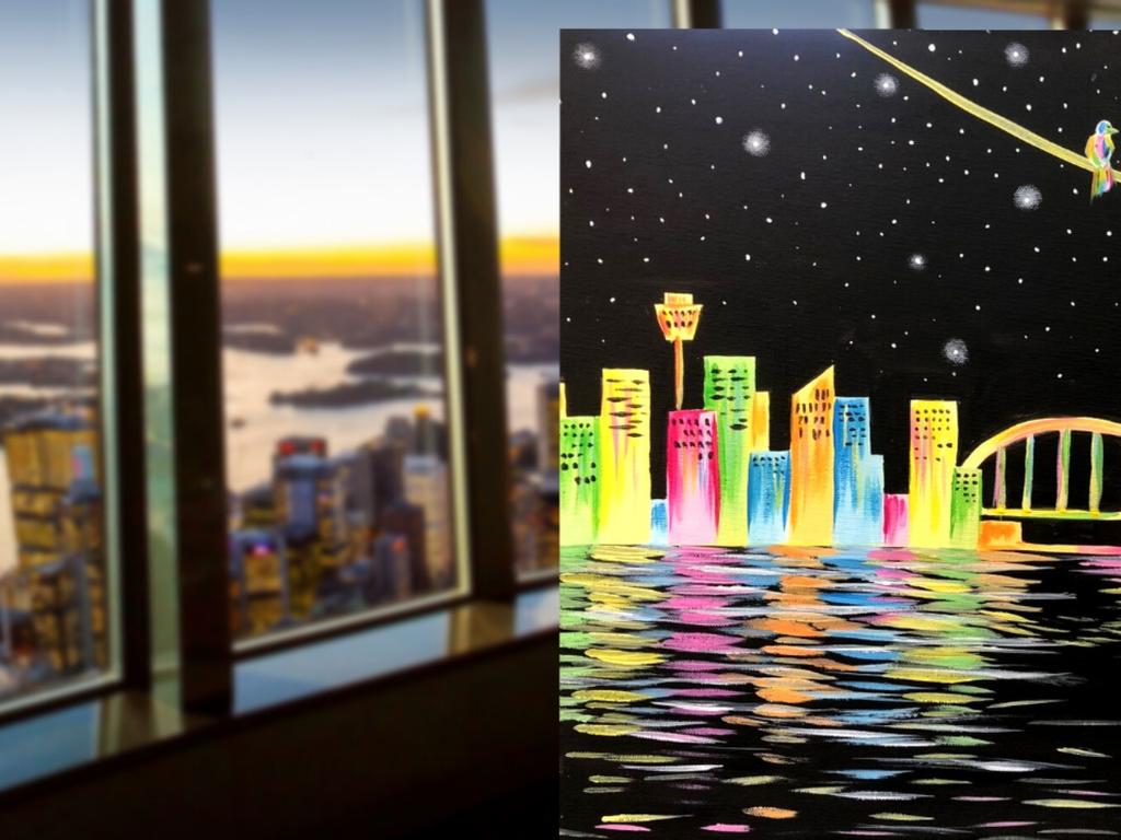 Champainting® launches Sydney's highest Paint & Sip event 2022 | Sydney
