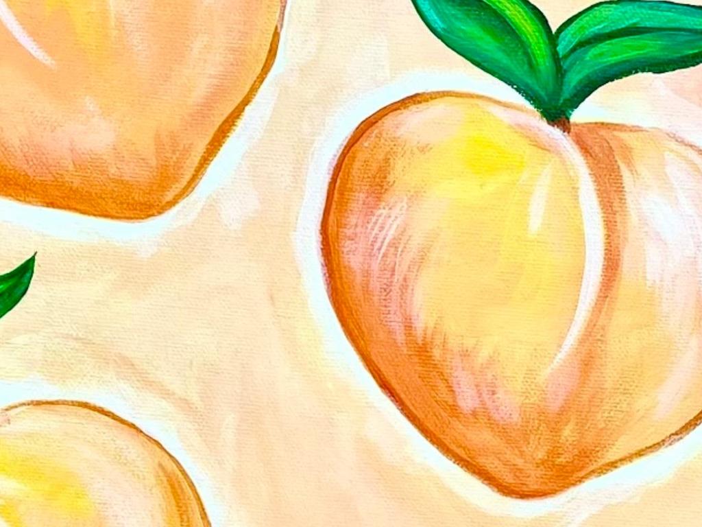 Champainting Paint and Sip - Just Peachy 2023 | Crows Nest