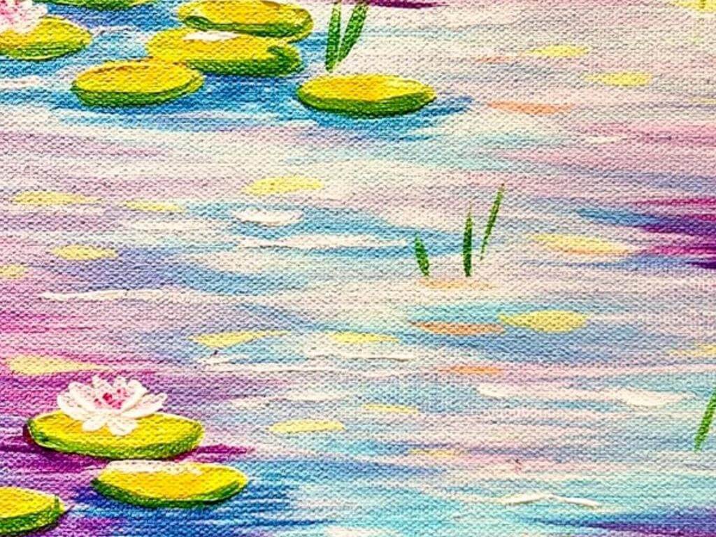 Champainting Paint and Sip - Monets Waterlilies 2023 | What's on in Darlinghurst